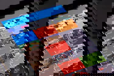 Close up of a screen on a tablet