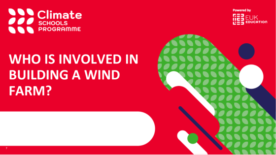 Climate Schools Programme geography 1B: wind farm site analysis